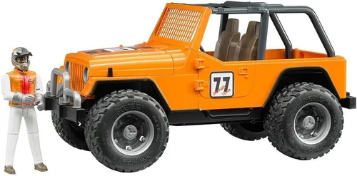 Vista 6 de Bruder Jeep Cross Country Racer Vehículo con conductor Azul