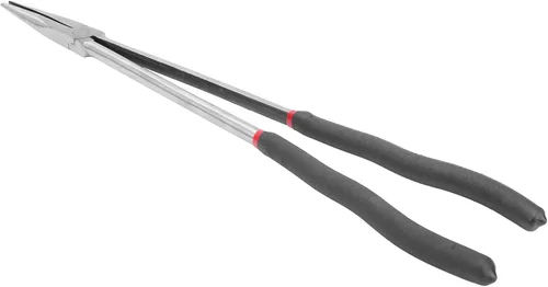 Vista 9 de Alicates de punta extra, alicates de punta de aguja de 16 pulgadas con asa, alicates extendidos rectos con mandíbula cónica para trabajar