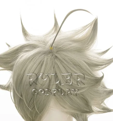 Vista 5 de Peluca de cosplay de trébol negro, anime, cosplay, Asta Gridelin, peluca corta, accesorio de cosplay, fibra resistente al calor, pelucas de cosplay