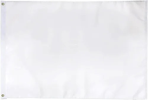 Vista 18 de Bandera negra sólida en blanco personalizable de 12 x 18 pulgadas, haz tu propia pancarta personalizada para decorar nailon resistente al aire