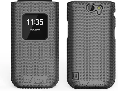 Vista 8 de BELTRON Funda para Nokia 2720 V Flip Phone, funda protectora a presión (Verizon 2720V) - Negro