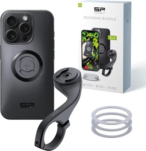 Vista 13 de SP CONNECT Paquete de bicicleta de carretera SPC+ Compatible con iPhone 11 Pro/XS/X Negro