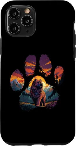 Vista 10 de iPhone 15 Chow Chow Paw Mountain Design Dog Mom Dad Case
