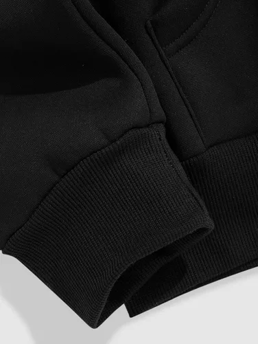 Vista 29 de ZAFUL Sudadera con capucha con cordón para hombre, unisex, de manga larga, sudadera casual