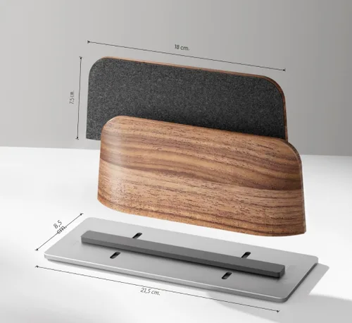 Vista 7 de UPERGO Soporte vertical para computadora portátil, soporte para computadora portátil para acoplar MacBook, MacBook Pro y otras computadoras