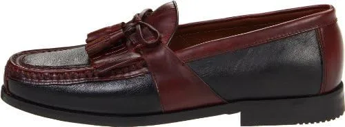Vista 5 de Johnston & Murphy Aragon Kiltie - Zapatos de vestir casuales con borlas, diseño clásico, forro textil de cuero, suela de cuero con tacón de goma