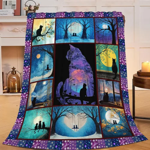 Vista 216 de Manta de águila con la bandera estadounidense y águila calva, regalos para niños, niñas, niños, adultos, mujeres y hombres, suave, acogedora, cálida