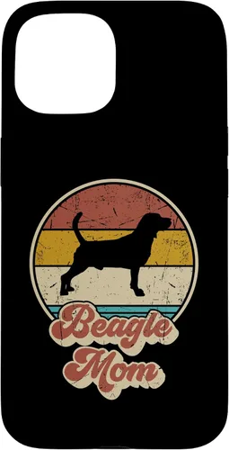 Vista 6 de Beagle Mom Dog Lover Gift For Women Vintage Beagle Mama Case for iPhone 16