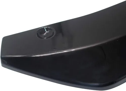 Vista 4 de Difusor universal de parachoques trasero para automóvil, 2 unidades, protector Canard, protector universal para parachoques delantero, kit de Negro