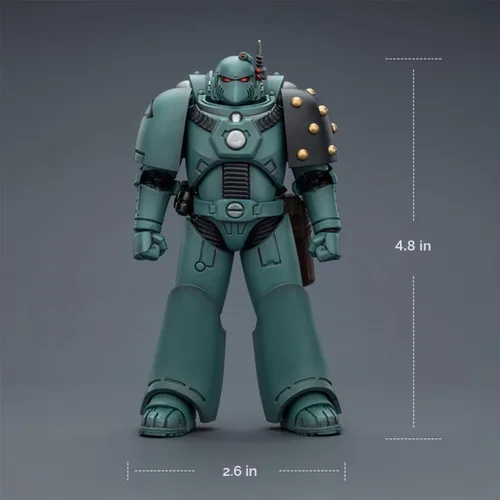 Vista 8 de JOYTOY Warhammer The Horus Herejy 1:18 Hijos de Horus MKVI Tactical Legionary Model Regalos de cumpleaños JT02977