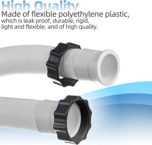 Vista 5 de Manguera de bomba de piscina de 1.5 pulgadas para bombas de filtro de arena Intex y sistemas de agua salada, manguera de filtro de piscina 29060E