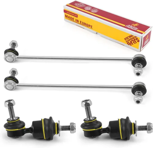 Vista 94 de Metrix Premium Chassis Parts - Kit de 4 piezas de barra estabilizadora delantera y trasera con enlace de extremo de barra estabilizadora para Ford