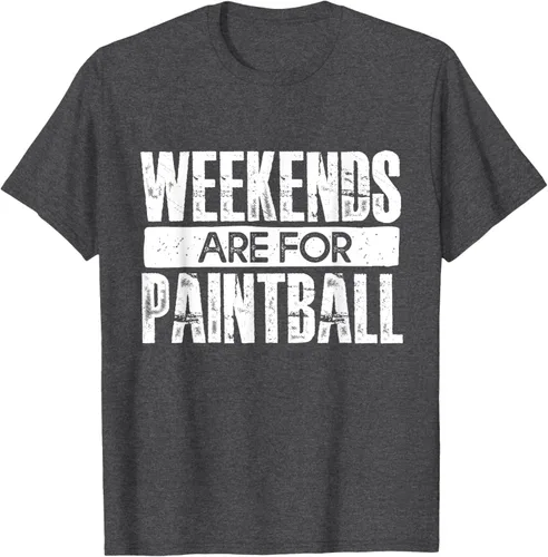 Vista 20 de Weekends Are For Paintball - Camiseta de paintballer, Negro