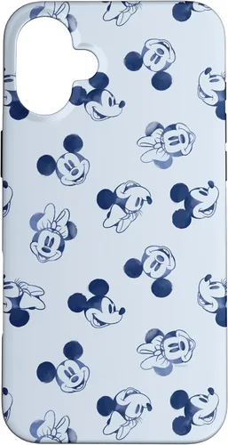 Vista 22 de Funda retro para iPhone 16 Disney Minnie y Mickey Mouse Icon Faces Vintage Art Retro
