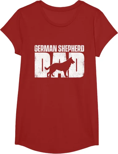 Vista 78 de Camiseta de pastor alemán para el día del padre del dueño de perros caninos, Negro