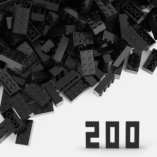 Vista 11 de Bloque clásico de ladrillos a granel de 2 x 4, 100 piezas de ladrillo de construcción amarillo albaricoque, compatible con piezas y piezas Lego