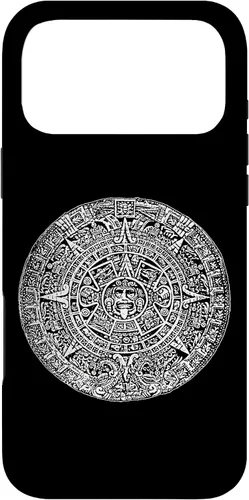 Vista 22 de Aztec Calendar Sun Stone Mexican Mayan Calendario Azteca Case for iPhone 17