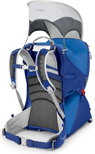 Vista 2 de Osprey Poco LT - Mochila ligera para niños, color verde azulado, carga mínima: 23.8lbs - Carga máxima: 48.5lbs