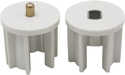Vista 3 de Piezas de Reemplazo para Parasol, Soporte Inalámbrico y Freno de 38mm, para Persianas Enrollables Externas Coolaroo, Persianas