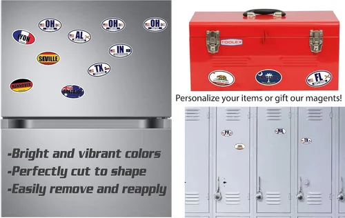 Vista 4 de (x4) Look Away While I Fix This Locker Magnet/Nevera Magnet/Label Lunch Tool Box Motorcycle