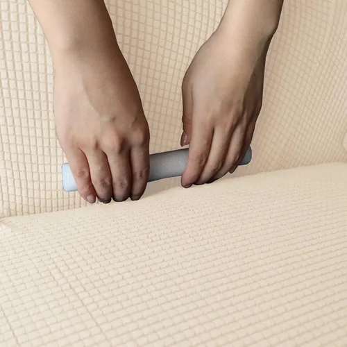 Vista 5 de SFYZ HOME Funda de sillón jacquard moderna, de forro polar, funda elástica para sillón izquierdo/derecho para sofá biplaza en forma de L
