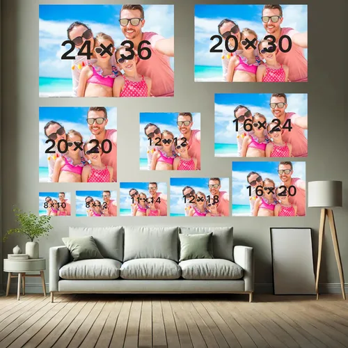 Vista 4 de DROLLX Impresiones de fotos de metal personalizadas Decoración de arte de pared Impresiones de aluminio personalizadas con tus fotos regalos