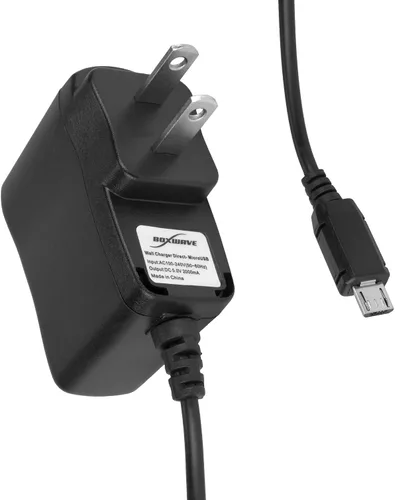 Vista 3 de BoxWave Cargador para MobileDemand xTablet Flex 10A (carga rápida de 10 W, cable incorporado, viaje)