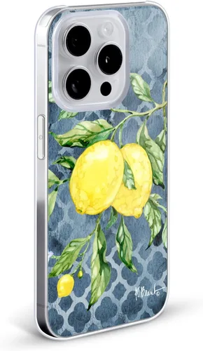 Vista 2 de Head Case Designs Funda rígida con licencia oficial de Paul Brent Sicilian Lemons Wilderness compatible con Apple iPhone 13 Pro Max