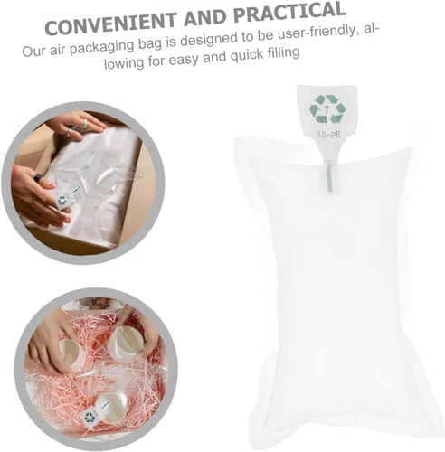 Vista 3 de 100pcs bolsas para embalar bolsas de aire de embalaje bolsas de aire inflables protectores bolsas para envío