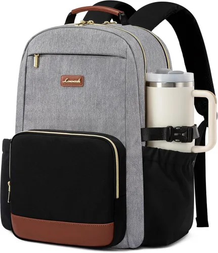 Vista 63 de LOVEVOOK Mochila para laptop para mujer, 15,6 pulg.