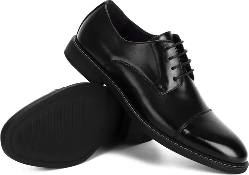 Vista 5 de Temeshu Zapatos de vestir para hombre, zapatos Oxford casuales, zapatos formales de negocios