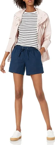 Vista 4 de Tienda Essentials Pantalón corto de lino con cordón de 5 pulgadas
