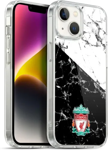 Vista 46 de Oficial LIVERPOOL Football Club 2017/18 Mármol Soft Gel Case para iPhone de Apple 7 Plus/8 PLUS Escudo negro.