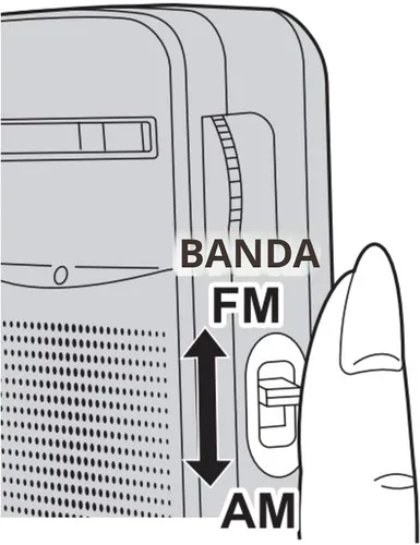 Vista 4 de Panasonic RF-P50d Radio AM/FM de bolsillo Plata RF-P50D