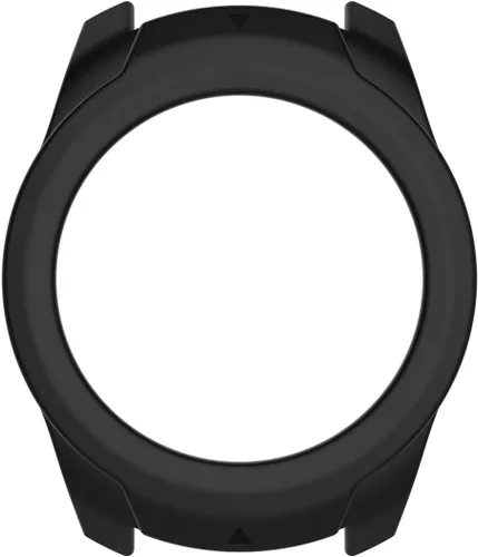 Vista 2 de Funda protectora de silicona para TicWatch Pro, funda protectora para reloj inteligente TicWatch Pro, suave y duradera (silicona negra)