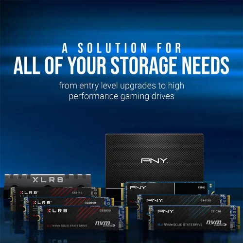 Vista 7 de PNY CS900 - Unidad interna de estado sólido (SSD) de 1 TB 3D NAND 2.5 pulgadas SATA III, (SSD7CS900-1TB-RB)