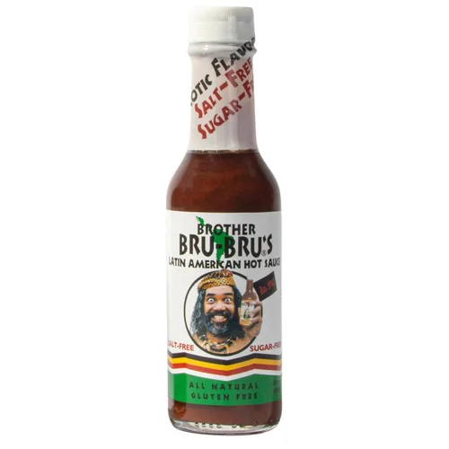 Vista 9 de Brother Bru-Bru's Salsa picante africana, sin sal, sin azúcar, vegana, habanero y especias africanas, 5 onzas (paquete de 1)