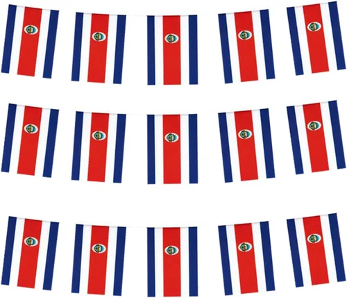 Vista 14 de Bandera de Australia, pequeña cadena de banderas australianas, mini banderas australianas, utilizada para fiestas, escuela, eventos deportivos