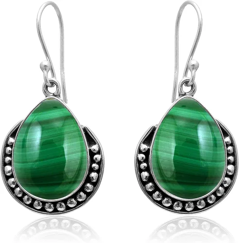 Vista 44 de Veracity Jewelry - Aretes de plata de ley con piedras preciosas para mujeres y niñas, regalo para su cumpleaños, aniversario, esposa, mamá, novia