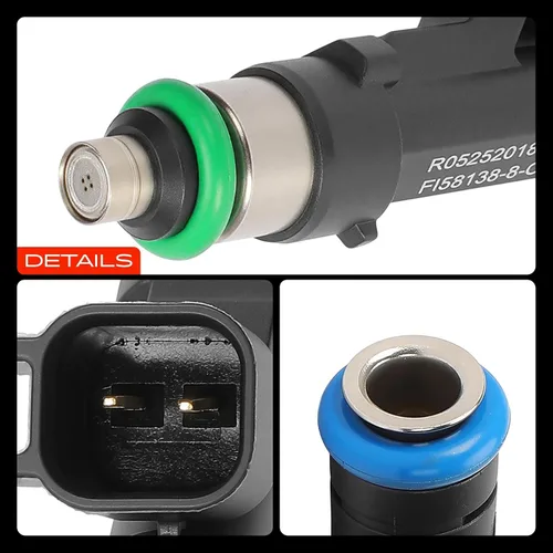 Vista 9 de A-Premium Inyectores de combustible compatibles con Ford E-150, E-250, Expedition, F-150, E-150/E-350 Club Wagon, E-350/E-450/F-250/F-350 Super