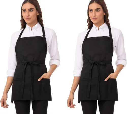 Vista 9 de Chef Works - Delantal unisex de tres bolsillos