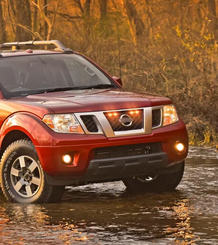 Vista 7 de Luces LED para parrilla para Nissan Frontier 2009-2021, 4 unidades, ámbar