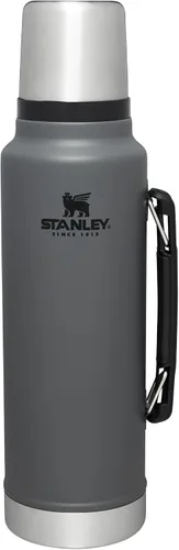 Vista 14 de Stanley Botella clásica legendaria al vacío de 1 cuarto de galón, boca ancha con tapa de taza a prueba de fugas, mantiene las bebidas calientes