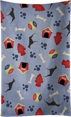 Vista 92 de Caroline's Treasures BB3948KTWL Affenpinscher Dog House Collection - Toalla de cocina para invitados, toalla de baño decorativa para cara, té, paño