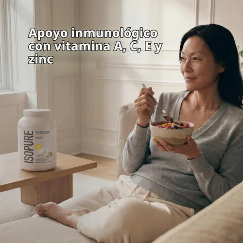 Vista 4 de Isopure Proteína aislada de suero de carbohidratos en polvo, crema
