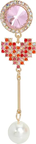 Vista 4 de Betsey Johnson Pendientes con dijes mixtos para mujer