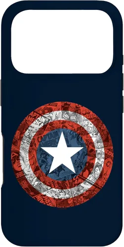 Vista 30 de Marvel Funda de escudo cómico del Capitán América para iPhone 17