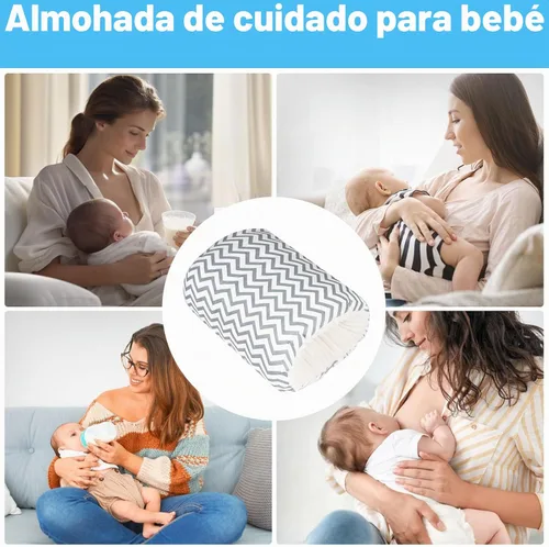 Vista 5 de Almohada de brazo de lactancia para lactancia materna y alimentación con Corrugación negra