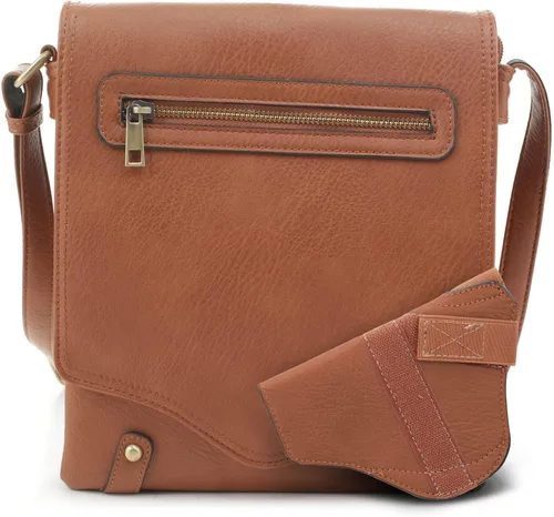 Vista 7 de JESSIE & JAMES Bolso cruzado con bolsillo oculto Cheyanne con cerradura y llave Negro