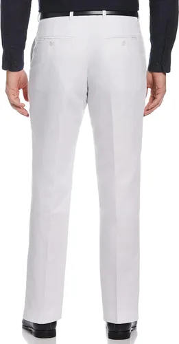 Vista 2 de Perry Ellis Portfolio Men's Essentials Linen Dress Pant, Modern Fit, Solid Twill, Lightweight (Waist Size 29 - 42)